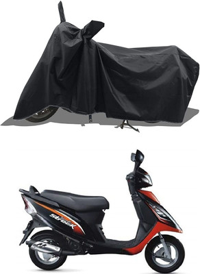 KEDIT Two Wheeler Cover for TVS(Streek, Black)