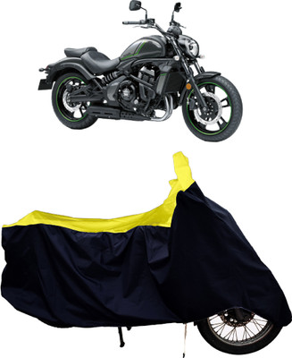 Tricway Two Wheeler Cover for Kawasaki(Vulcan S, Yellow, Black)