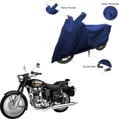 SS FOR YOUR SMART NEEDS Two Wheeler Cover for Royal Enfield(Bullet 500, Blue)