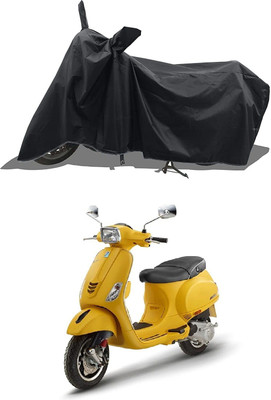 KEDIT Two Wheeler Cover for Vespa(ZX 125 BS6, Black)