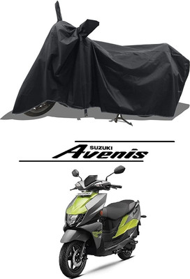 Mdstar Waterproof Two Wheeler Cover for Suzuki(Avenis 125, Black)