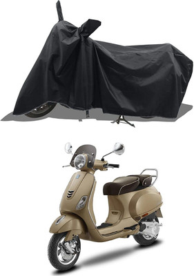 KEDIT Two Wheeler Cover for Vespa(Elegante 150, Black)
