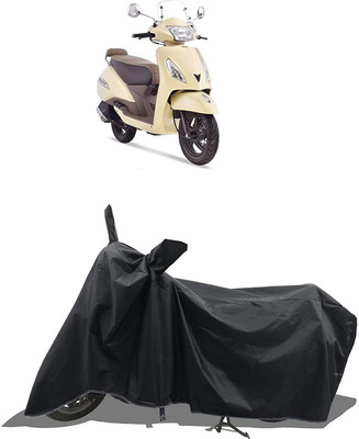 KEDIT Two Wheeler Cover for Universal For Bike(Jupiter classic, Black)