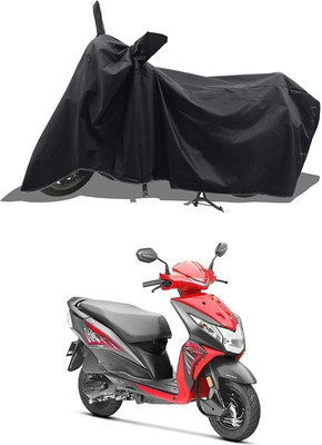 KEDIT Two Wheeler Cover for Universal For Bike(Dio, Black)