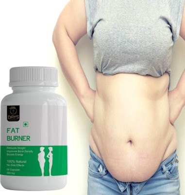 7 Days Fat Burner Pure & Natural Weight Management & Appetite Suppressant Green Coffee(60 Tablets)