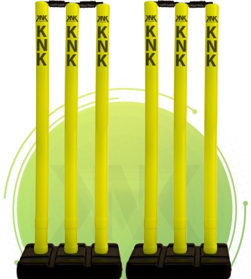 KNK Cricket Wickets, Cricket Stump, Cricket Wickets Plastic, Plastic Wickets (2 Set)(Multicolor)