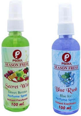 PSOUL Fruity, Breeze Spray(2 x 100 ml)