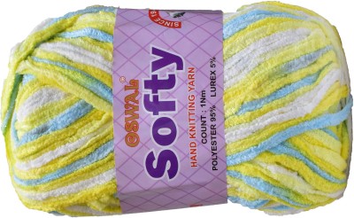 KNIT KING Represents Oswal Knitting Yarn Thick Wool, Softy Green Daffodil 300 gm Art-GHF