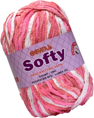 Simi Enterprise Represents Oswal Knitting Yarn Thick Wool, Softy Gajri/Peach 600 gm Art-GGF