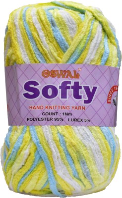 Simi Enterprise Represents Oswal Knitting Yarn Thick Wool, Softy Green Daffodil 150 gm Art-GHF