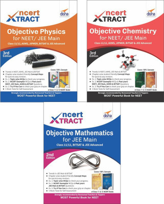 NCERT Xtract � Objective Physics, Chemistry, Mathematics for JEE Main, Class 11/ 12, BITSAT, JEE Advanced 3rd Edition(English, Paperback, Disha Experts)