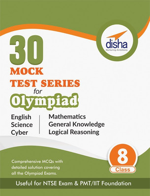 30 Mock Test Series for Olympiads/ Foundation/ Ntse Class 8 Science, Mathematics, English, Logical Reasoning, Gk & Cyber(English, Paperback, unknown)