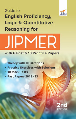 Guide to English Proficiency, Logic & Quantitative Reasoning for Jipmer with 6 Past & 10 Practice Papers(English, Paperback, unknown)