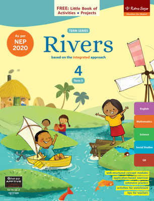 Rivers Book 4 Term 3 (NEP 2020) | Class 4 Maths , GK, Social Studies , English & EVS Book By Ratna Sagar(Paperback, Our Experts)