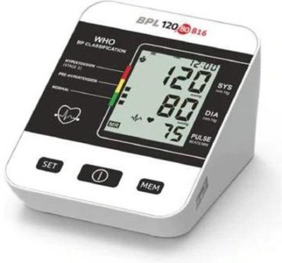 BPL Blood Pressure Monitor B16 Bp Monitor(White, Black)