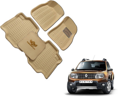 CuboDePlato PVC, Plastic 3D Mat For  Renault Duster(Beige)
