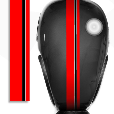 Piston Graphics Sticker & Decal for Bike(Red)