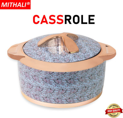 Pkb Casserole (2500ml )HotPot,chapati box/chapati container Cook and Serve Casserole Cook and Serve Casserole Set(2500 ml)