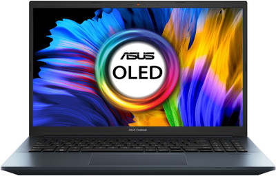 ASUS VivoBook Pro 15 OLED Ryzen 7 Octa Core 5800H - (16 GB/1 TB SSD/Windows 11 Home/4 GB Graphics/NVIDIA GeForce RTX 3050) M3500QC-L1262TS Creator Laptop(15.6 inch, Quiet Blue, 1.65 kg, With MS Office