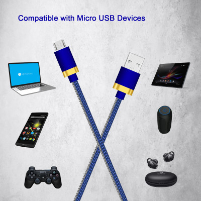 Gabbar USB Type C Cable 1 m ™Fast Charger TYPE C Data Sync Cable 3.1 Blue 1 Meter Smartphone,(Compatible with PHONE, ANDRIOD, Blue, One Cable)