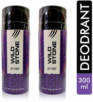 Wild Stone beyond Deodorant Spray  -  For Men(300 ml, Pack of 2)