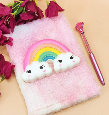 Tera13 unicorn A5 Diary ruled 60 Pages(Multicolor, Pack of 2)
