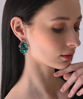 SOHI Trendy Designer Stone Stud Alloy Stud Earring