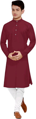 TRUST OUS Men Kurta Churidar Set