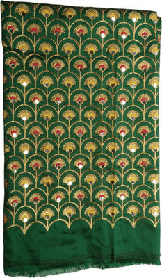 Shantuba textiles Silk Blend Embroidered Blouse Material