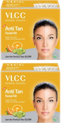 VLCC Anti Tan Premium Facial Kit Combo Pack of 2 (60gm X 2)(2 x 60 g)