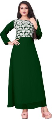 RRN Flared/A-line Gown(Green)