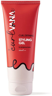 Curlvana Curl-Defining Styling Gel -For a Gorgeous Hold,Zero-Frizz All-Weather Curlfriend Hair Gel(200 ml)