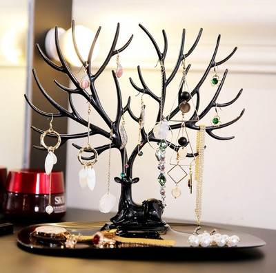 KESHAVART DEER TREE SHAPED JWELLERY DISPLAY HOLDER Jewellery Organizer