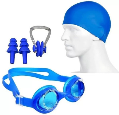 ARINEO (silicone cap/Swimming Goggle/Earplugs/Noseplug) Swimming Kit