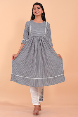 Sandeep Enterprises Printed Kurta, Palazzo & Dupatta Set