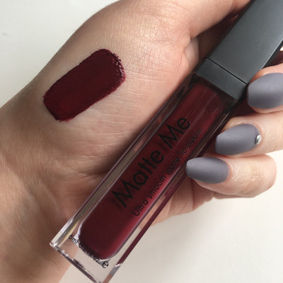 Facejewel Make Up Matte Me Lip Cream-Maroon 6ml(6 ml, Maroon)