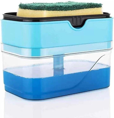 Hk Group 2 in 1 Liquid shop dispenser of 1 0.45 L Liquid, Soap, Gel Dispenser(Multicolor)