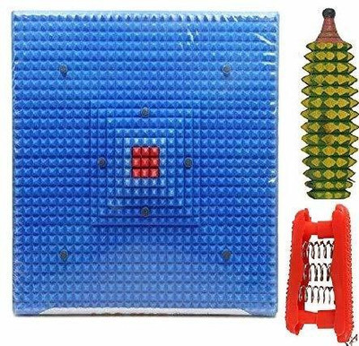 YKID mat acupressure kit Deluxe foot Massager With K Roll & Pocket Exerciser Massager(Multicolor)