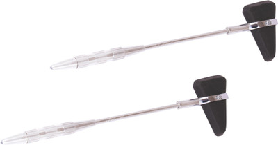 AKH69 Percussion Chrome Plated Handle Knee Hammer Taylor Model (Pack of 2) Medical Hammer