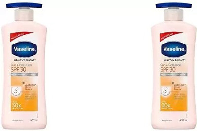 Vaseline Sun Plus Pollution Protection SPF 30 PA++ Body Lotion 800ML (400 ml*2)(800)