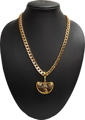 Sipradh Gold-plated Cubic Zirconia Alloy Pendant Set