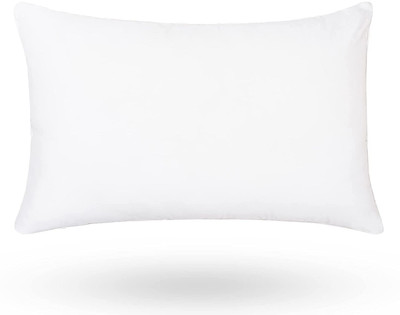 brightjex Cotton Solid Sleeping Pillow Pack of 1(White)