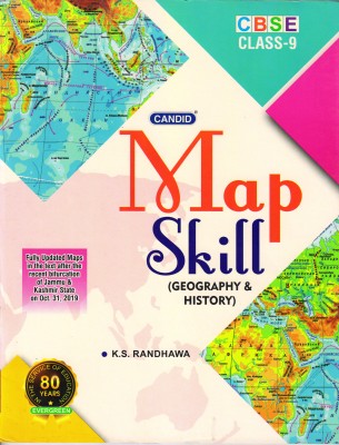 Evergreen CBSE Candid Map Skills (Geography And History) 9(Paperback, K. S. RANDHAWA)