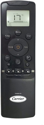 S R WEBSHOP AC Remote No. 235, Compatible for Carrier AC Remote Control Carrier Ac Remote Controller(Black)
