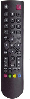 J.K. WEBSHOP LCD LED TV Remote Compatible for  Smart LCD LED HD TV Remote Control TCL Remote Controller(Black)