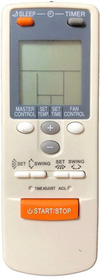 J.K. WEBSHOP AC Remote Compatible with  Split/Window AC Remote Control O General Remote Controller(White)