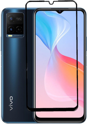 MOBIGENIX Edge To Edge Tempered Glass for vivo Y21E(Pack of 1)