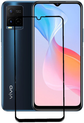 MOBIGENIX Edge To Edge Tempered Glass for vivo Y21E(Pack of 1)