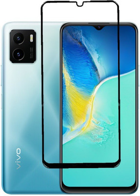 MOBIGENIX Edge To Edge Tempered Glass for vivo Y15c(Pack of 1)