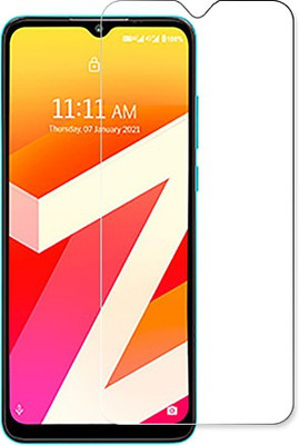 SOMTONE Tempered Glass Guard for Lava Z6(Pack of 1)